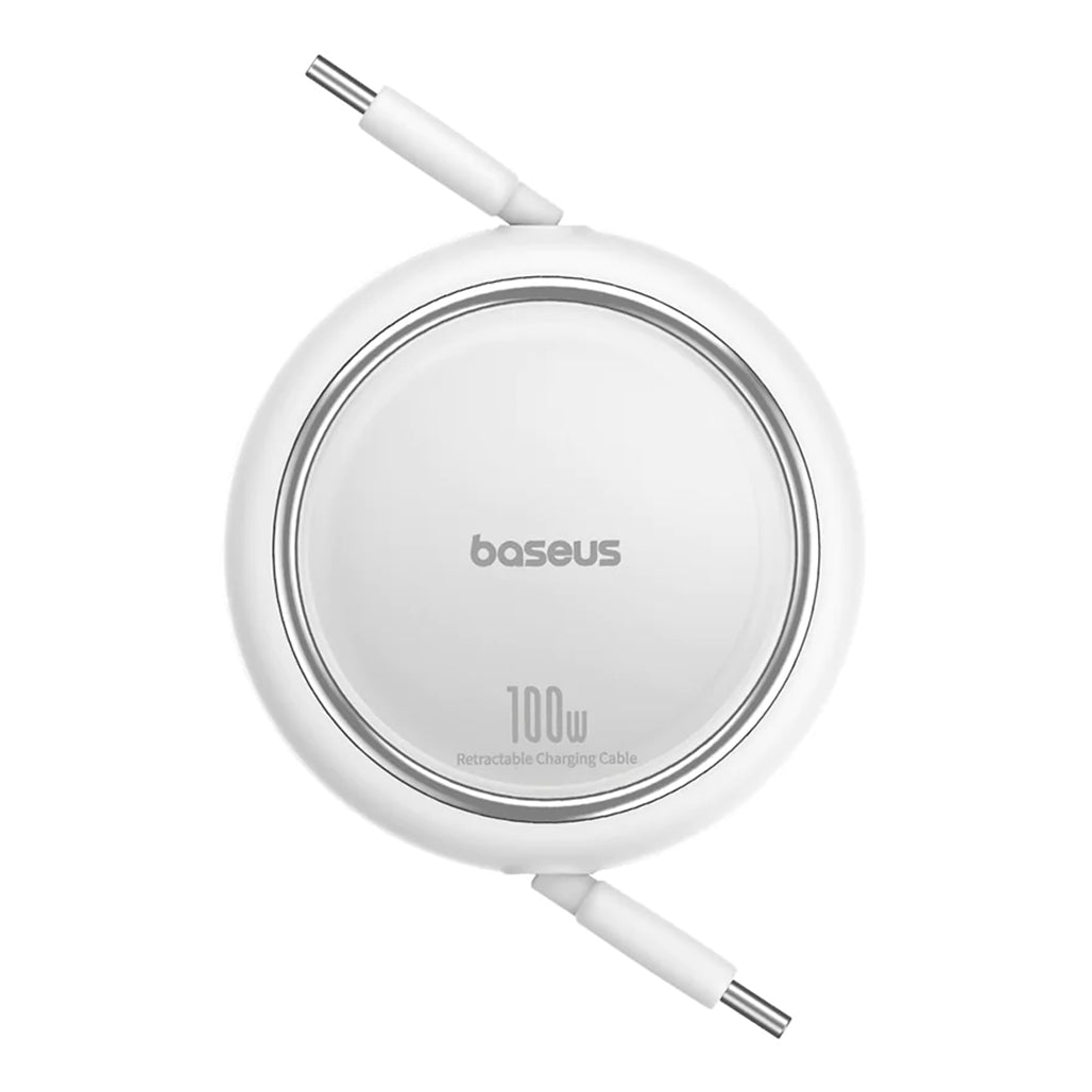 Baseus Free2Draw Mini Retractable Charging Cable C to C - White
