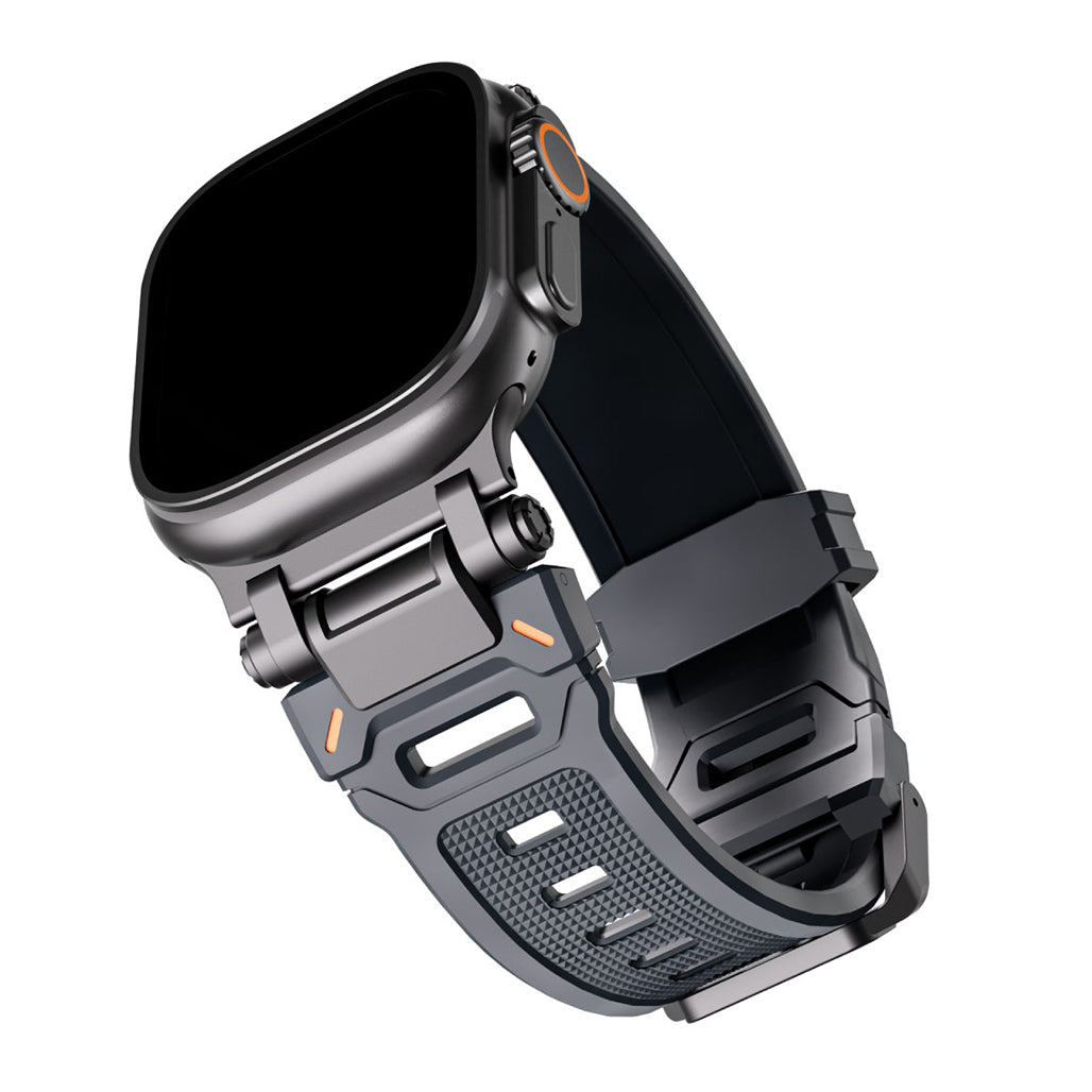 Blupebble Steelux Apple Watch Strap Silver