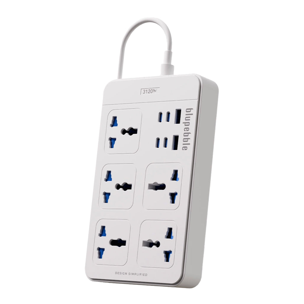 Blupebble 11-In-1 Universal Power Hub Surge Protector