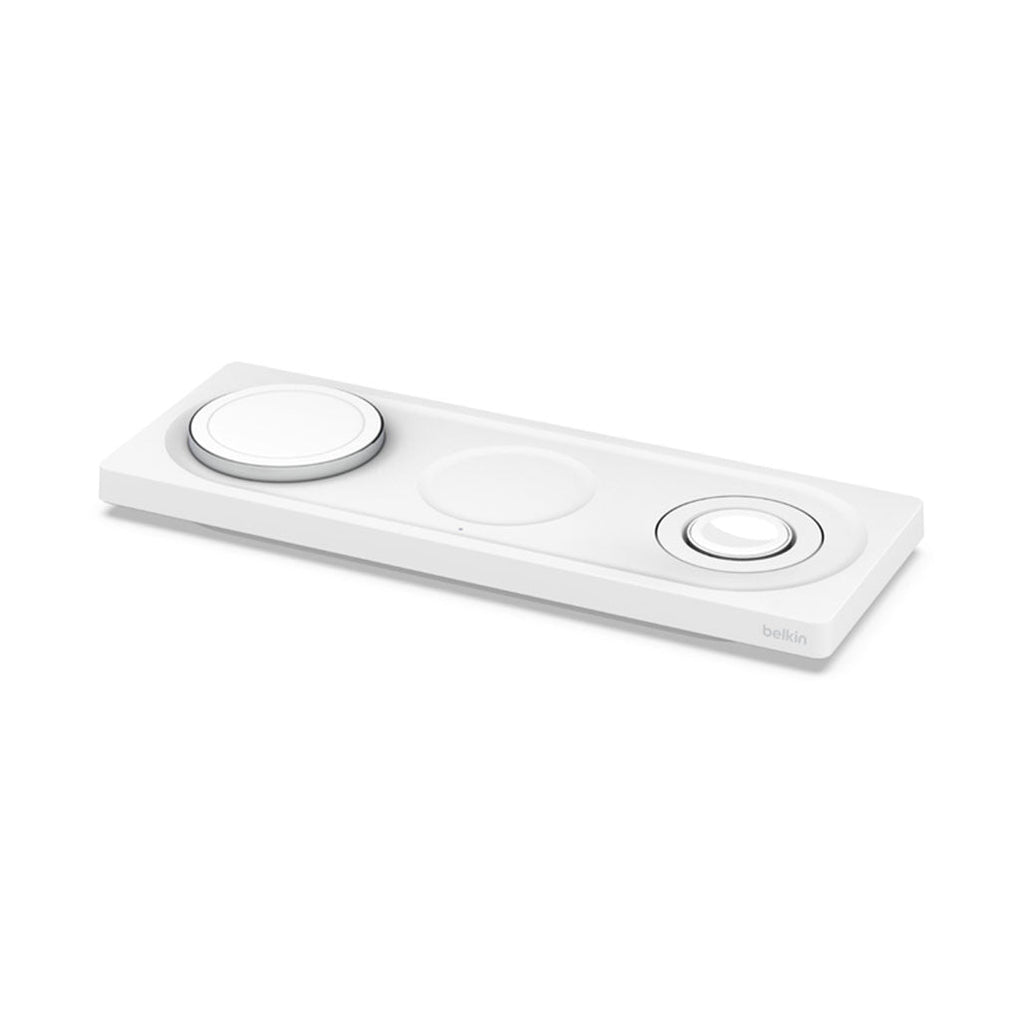 Belkin BoostCharge Pro 3-in-1 Wireless Charging Pad|White