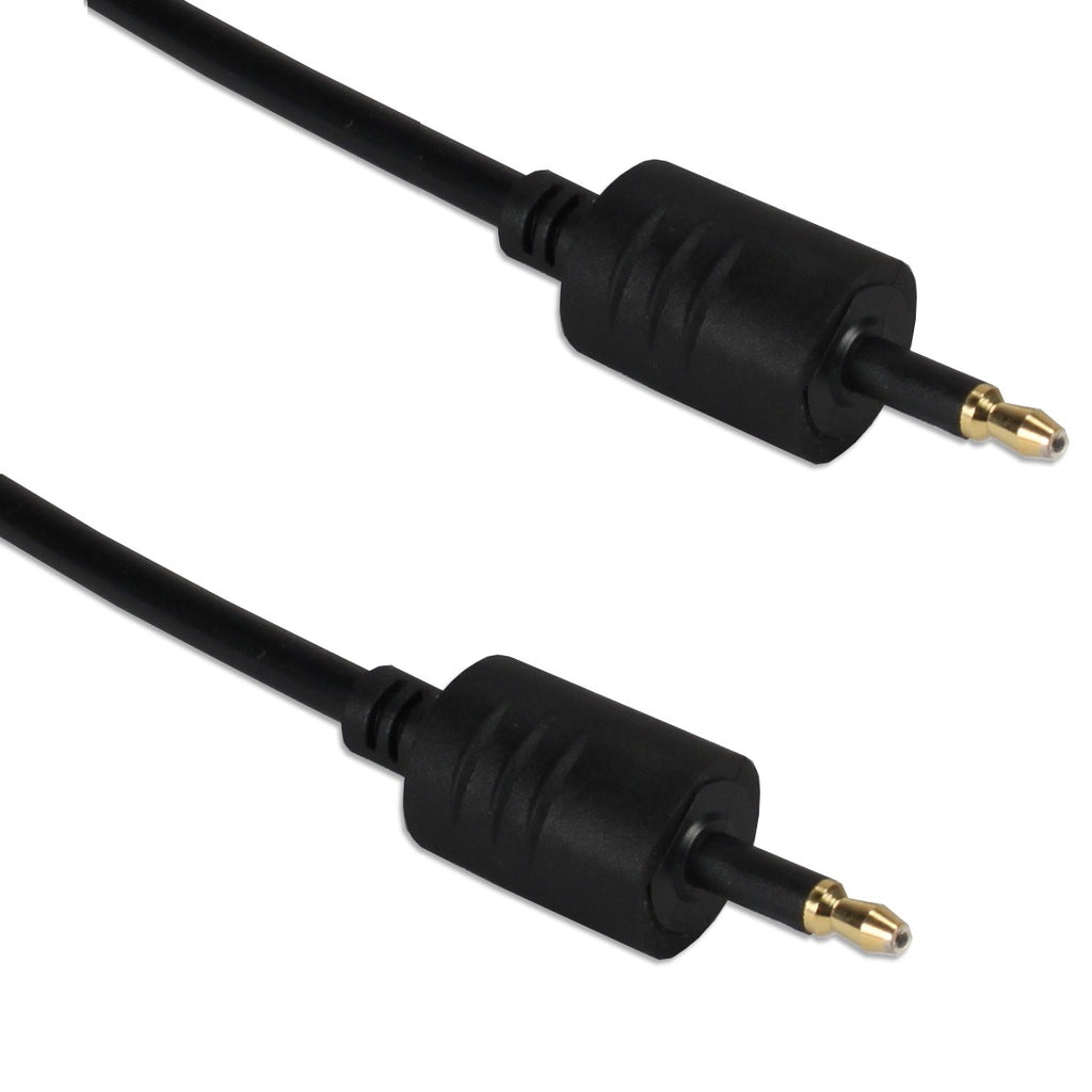 Conqueror Fiber Optic Cable 3.5mm to 3.5mm 3 Meter Black - C117C