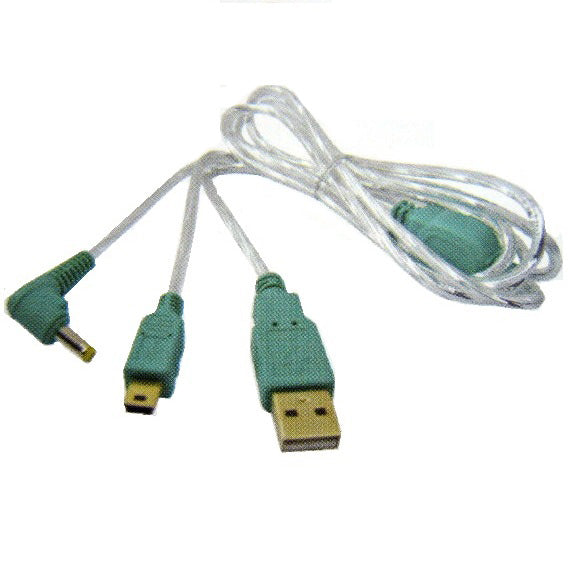 Conqueror Cable PSP to USB and Power 2-in-1 1.8 Meter Black - C23