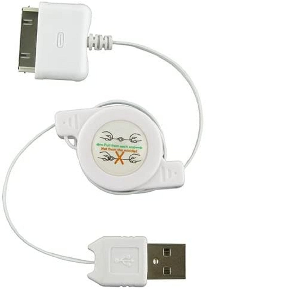 Conqueror Cable Charge Sync Data Cable for Apple IPhone 4 IPad IPod 4th Generation Charging Cable White - C25A