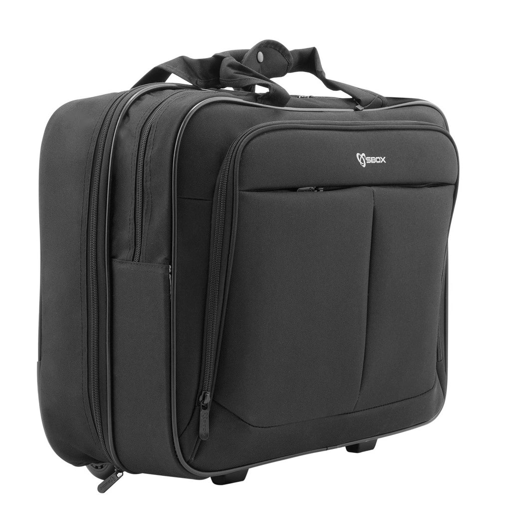 Conqueror Carry-on Luggage Backpack Wheeled Trolley Fits 15.4 Inch Laptop - LST1083