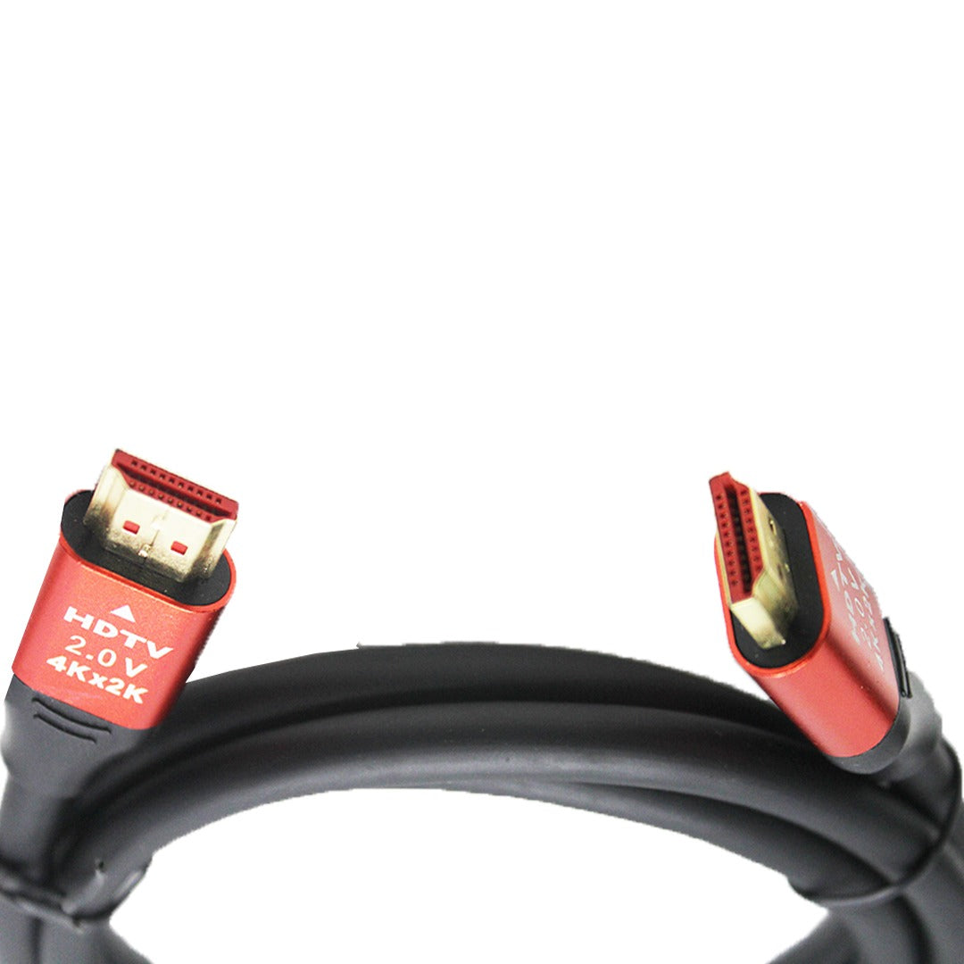 Conqueror HDMI Cable 4K High Speed Ethernet and Audio Gold Plated Connectors 3 Meter Black - C45B