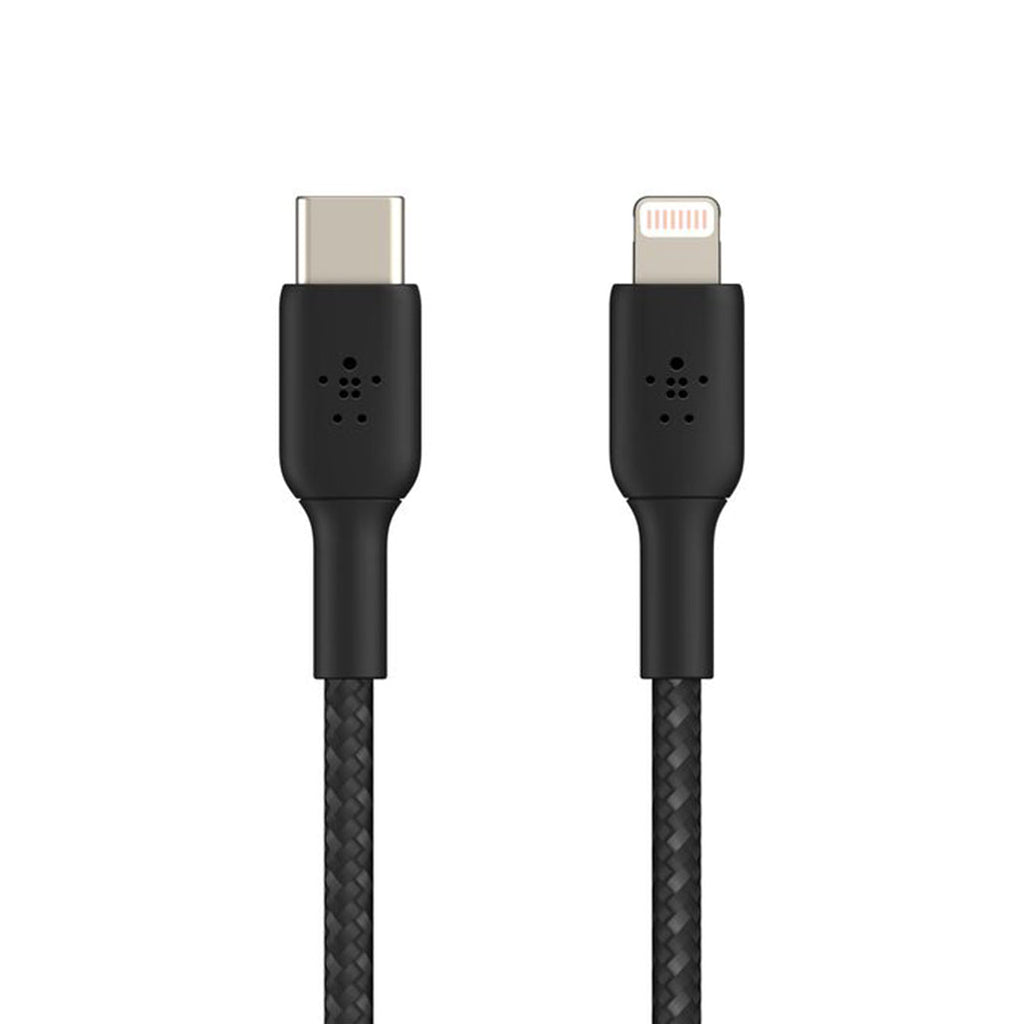 Belkin, BoostCharge Braided USB-C to Lightning Cable, 1m / 3.3ft