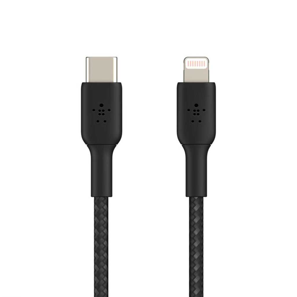 Belkin, BoostCharge Braided USB-C to Lightning Cable, 1m / 3.3ft
