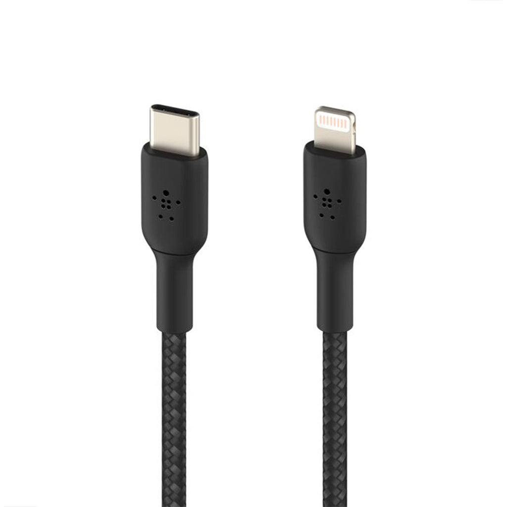 Belkin, BoostCharge Braided USB-C to Lightning Cable, 1m / 3.3ft