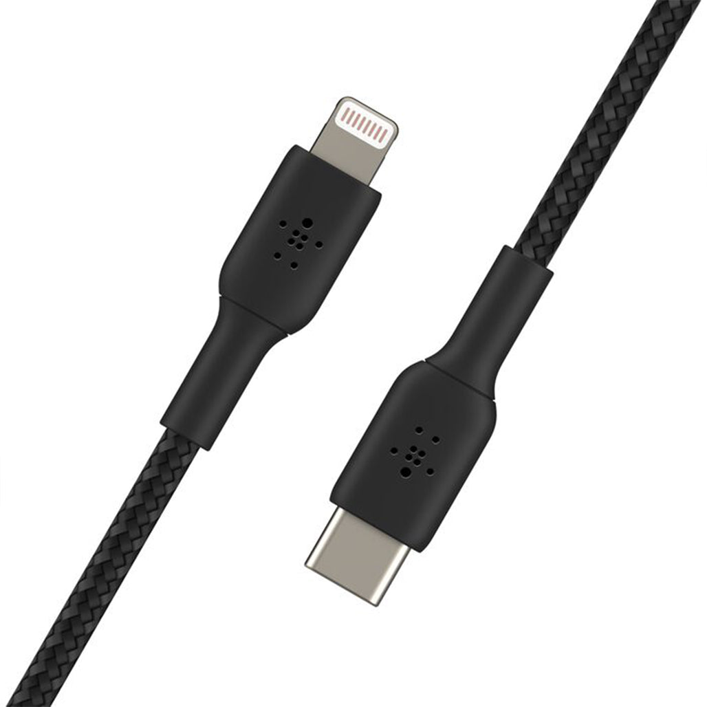 Belkin, BoostCharge Braided USB-C to Lightning Cable, 1m / 3.3ft