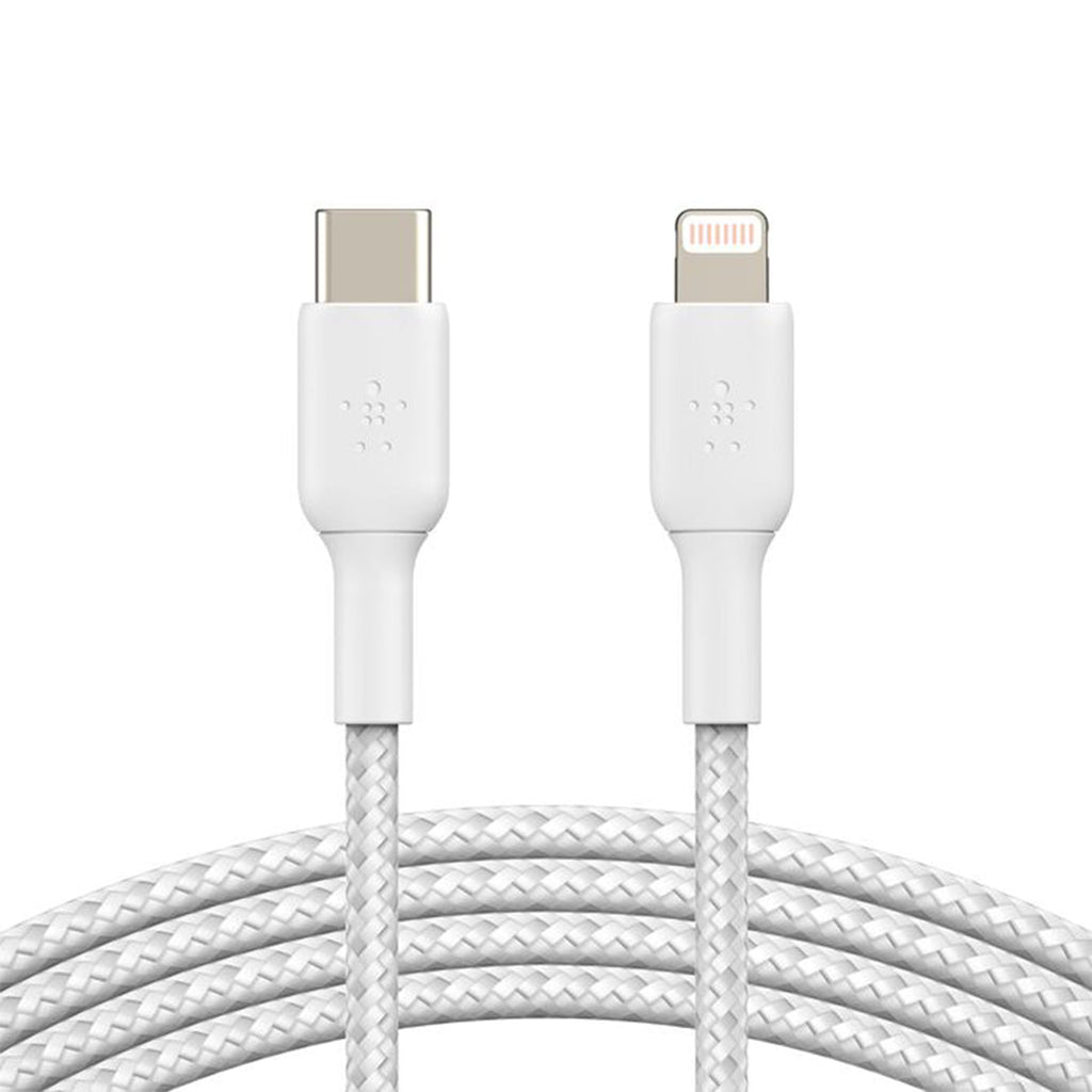 Belkin, BoostCharge Braided USB-C to Lightning Cable, 1m / 3.3ft