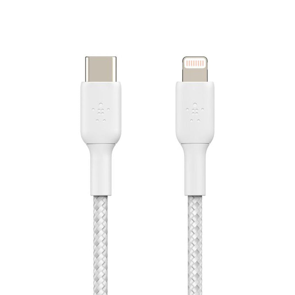 Belkin, BoostCharge Braided USB-C to Lightning Cable, 1m / 3.3ft