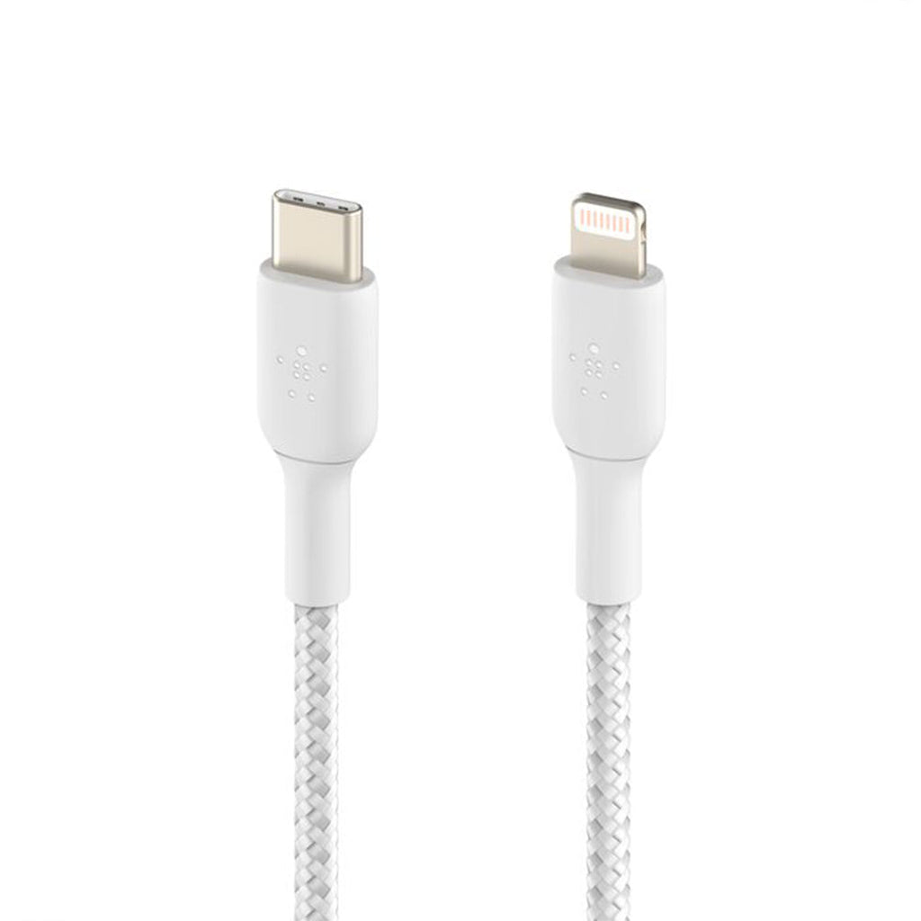 Belkin, BoostCharge Braided USB-C to Lightning Cable, 1m / 3.3ft