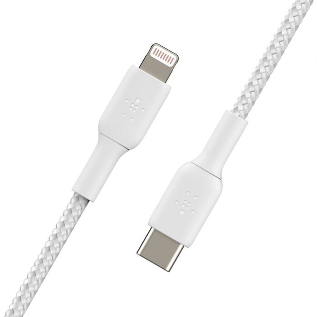 Belkin, BoostCharge Braided USB-C to Lightning Cable, 1m / 3.3ft