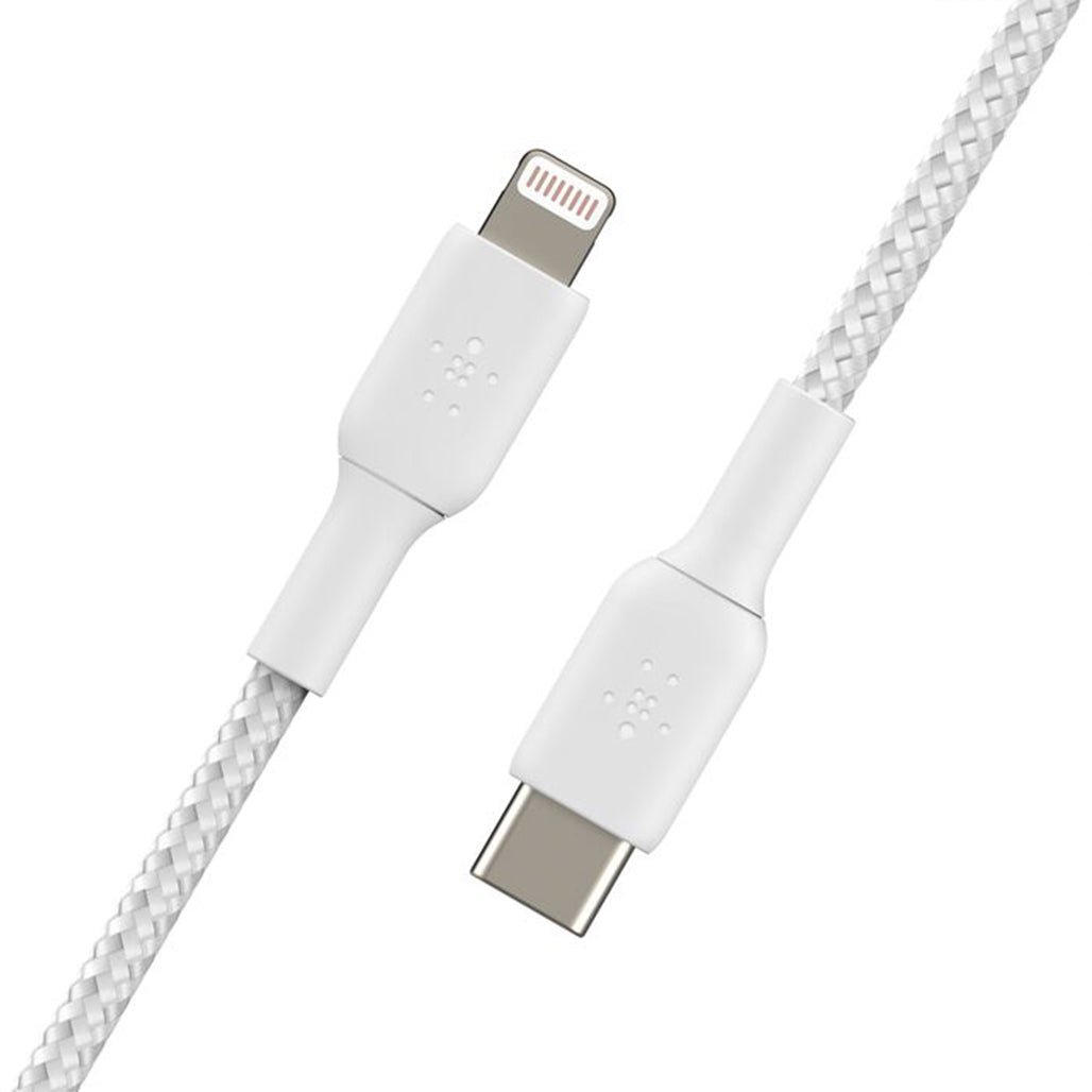 Belkin, BoostCharge Braided USB-C to Lightning Cable, 1m / 3.3ft