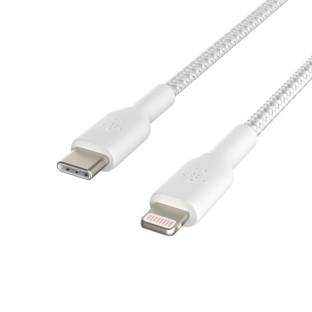 Belkin, BoostCharge Braided USB-C to Lightning Cable, 1m / 3.3ft
