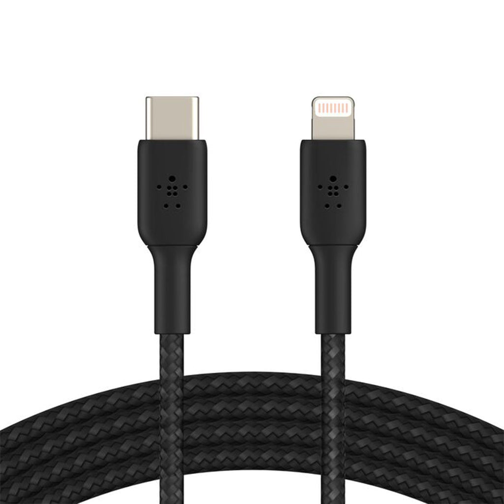 Belkin, BoostCharge Braided USB-C to Lightning Cable, 1m / 3.3ft