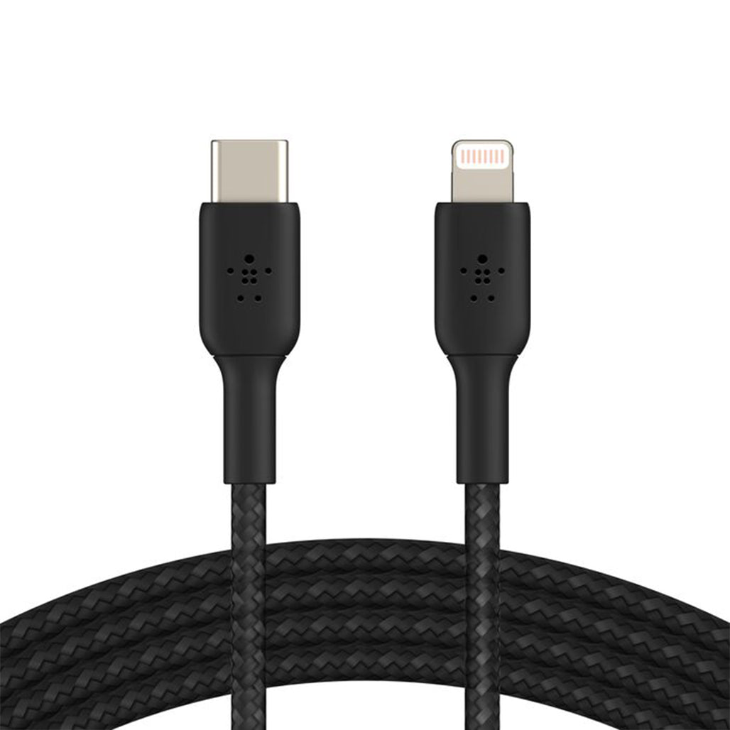 Belkin, BoostCharge Braided USB-C to Lightning Cable, 1m / 3.3ft