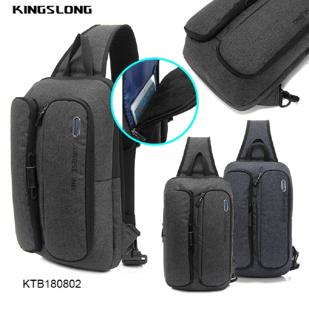 Kingslong Case Multi Compartments with Shoulder Strap Fits up to 11" - KTB180802