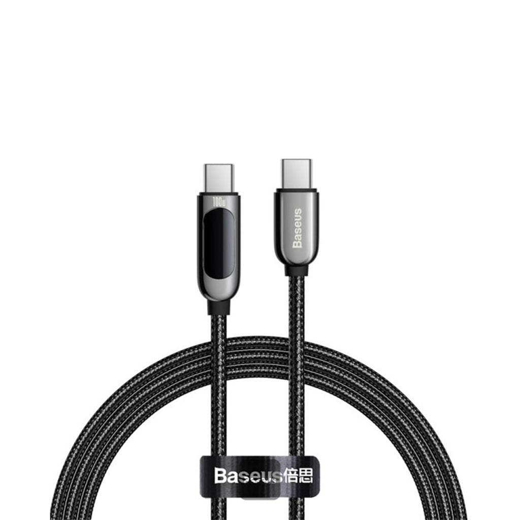 Baseus Display Fast Charging Cable C to C 100w 2m Green