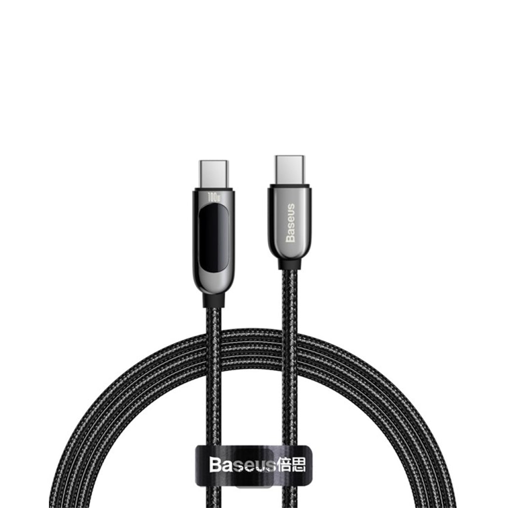 Baseus Display Fast Charging Cable C to C 100w 2m Green