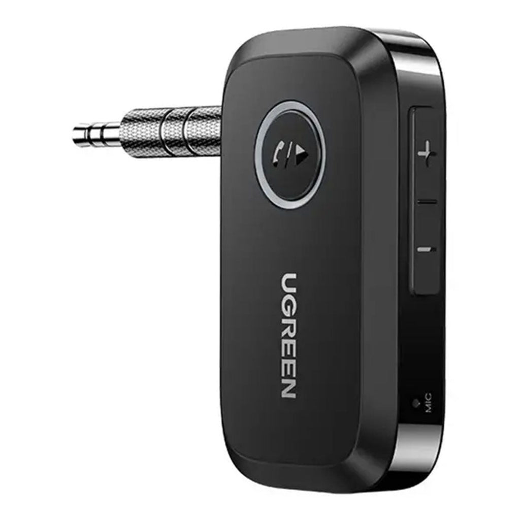 Ugreen Car & Home Bluetooth 5.0 Receiver Audio Adapter, Built-In Microphone, Built-In Battery Up To 15 Hours Cm596- 90748