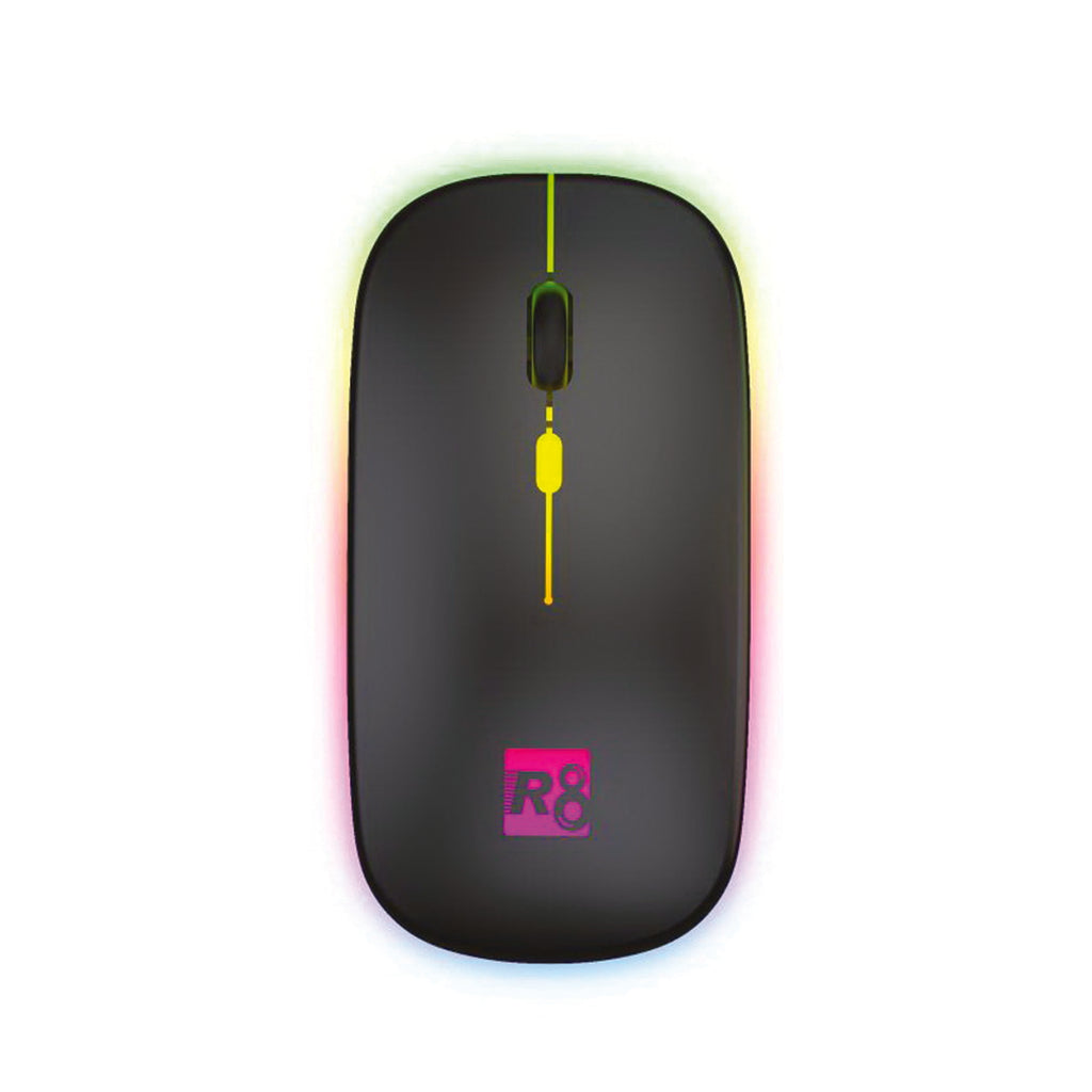 Wireless Rechargeable Optical Mouse with Light 2.4GHz Black ? 1760