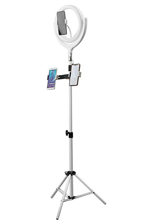 Conqueror Ring Light 12'' with Tripod for Mobile Cell Phone - F539B