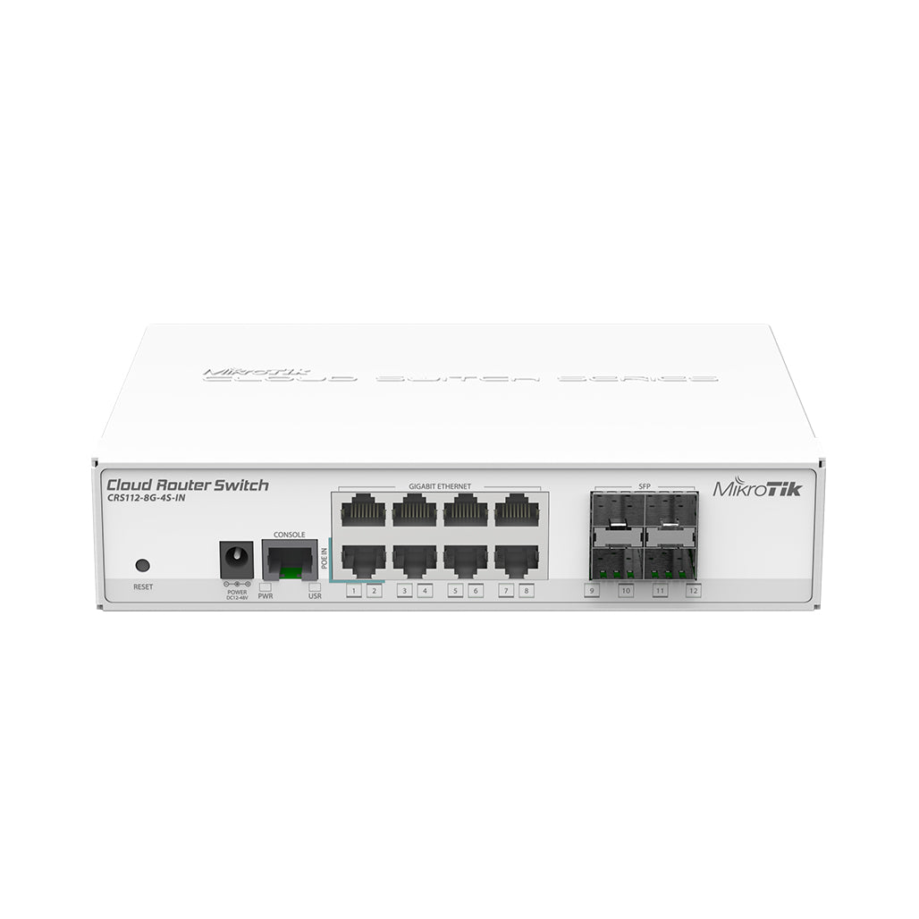 Mikrotik CRS112-8G-4S-IN Smart Network Switch