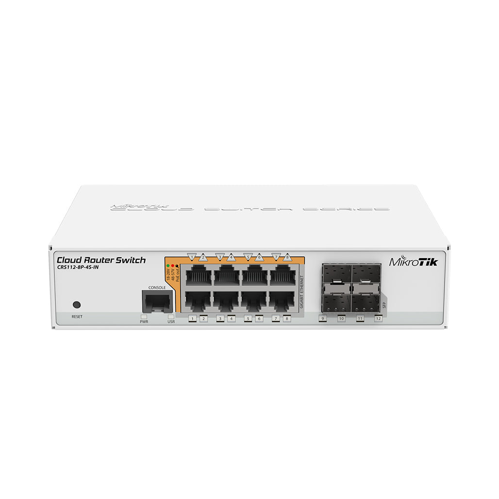 Mikrotik CRS112-8G-4S-IN Smart Network Switch
