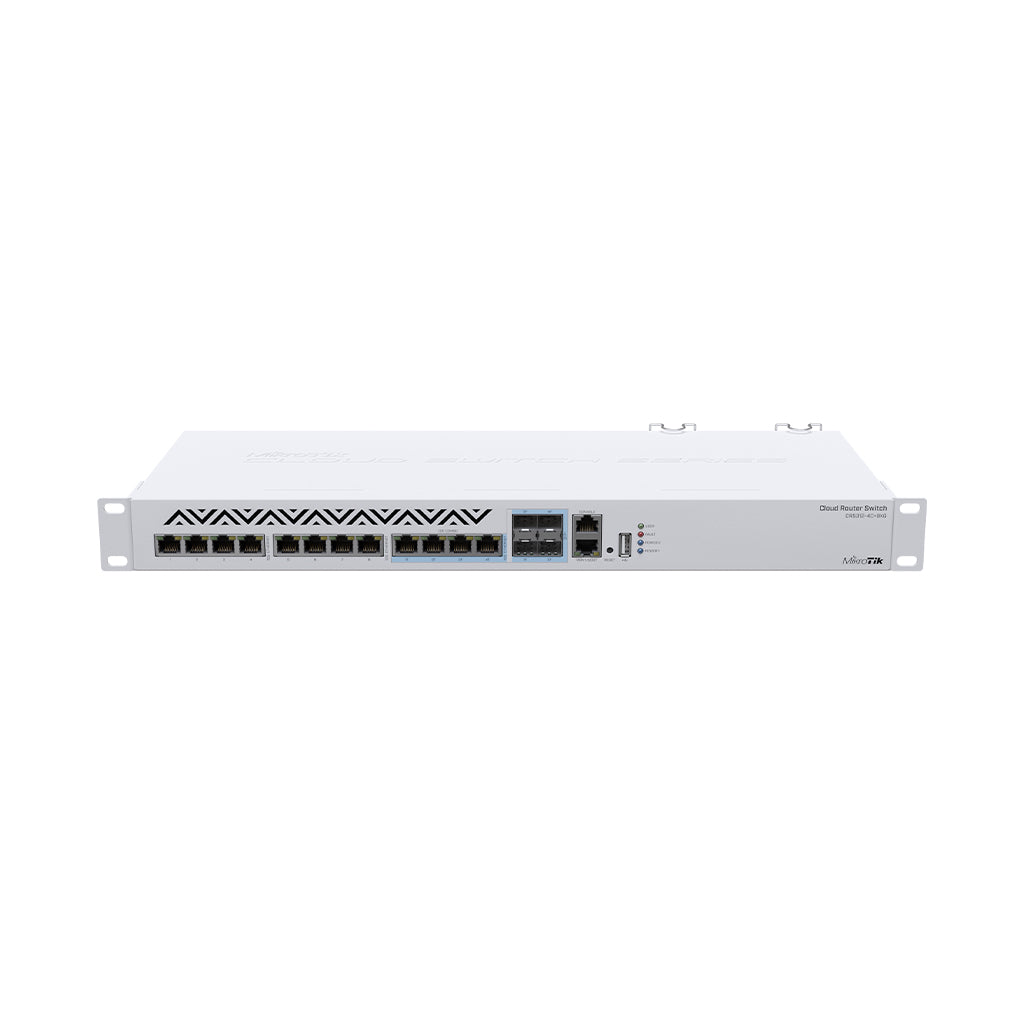 MikroTik CRS312-4C+8XG-RM - 10G Switch with 10G RJ45 Ports