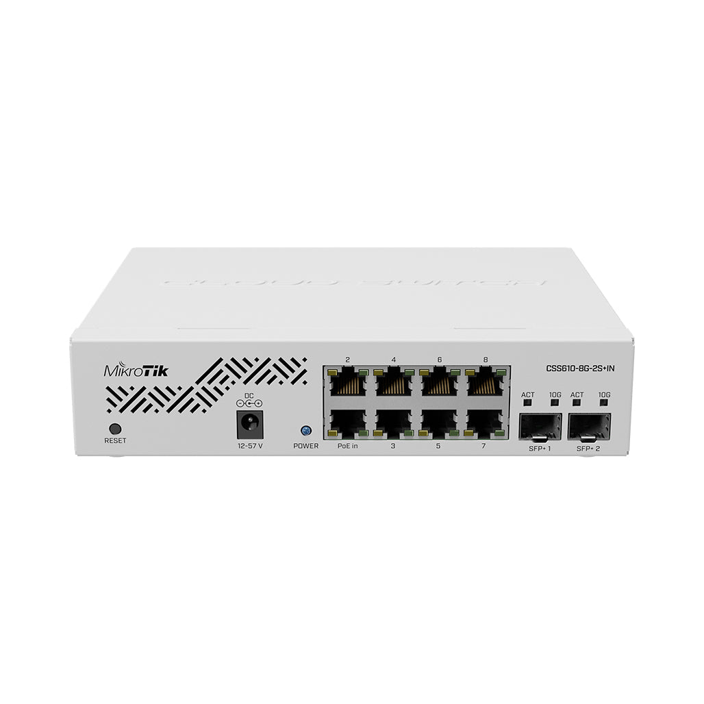 Mikrotik CSS610-8G-2S+IN Smart Network Switch