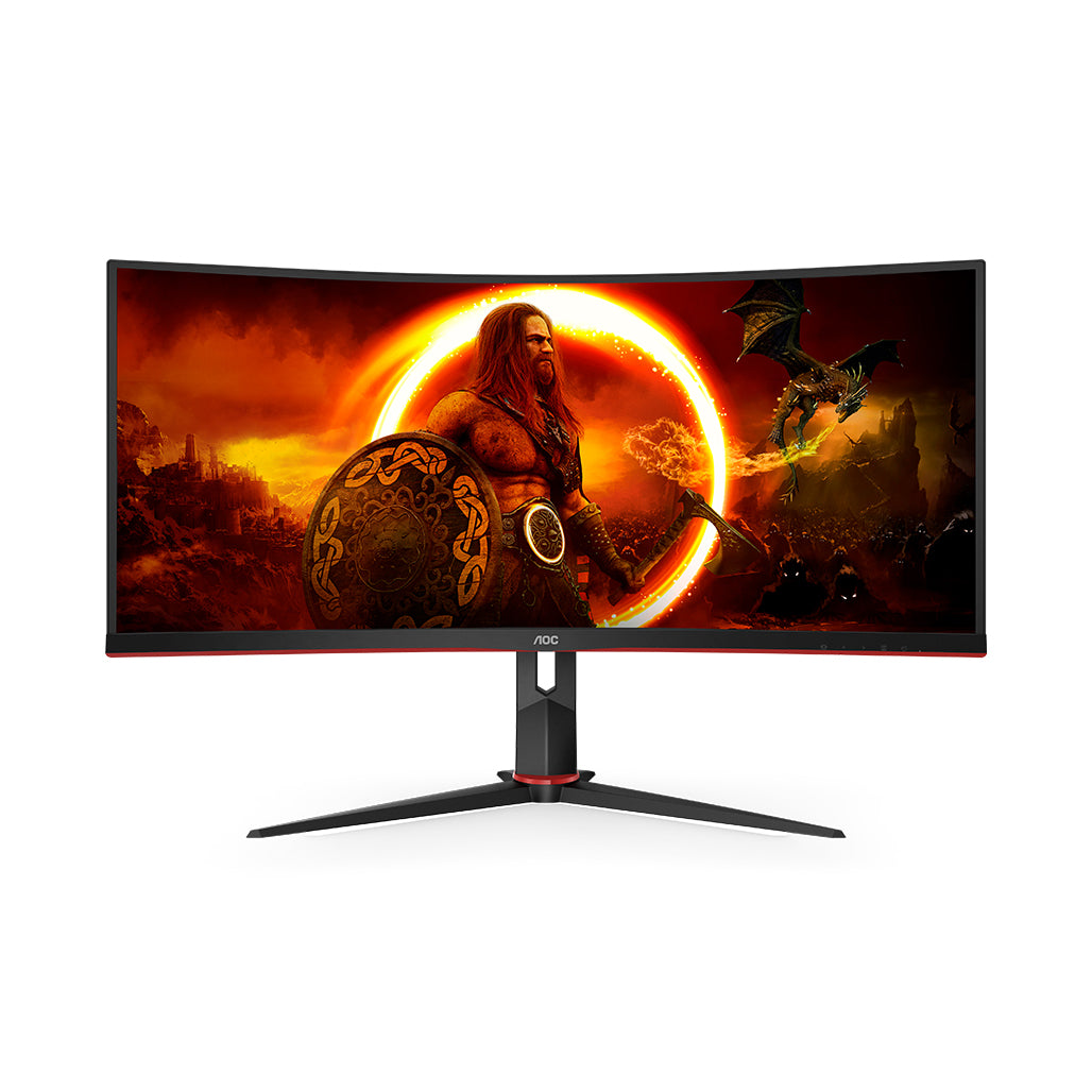 AOC CU34G2XP/BK - 34" WQHD 180Hz - Curved Gaming Monitor