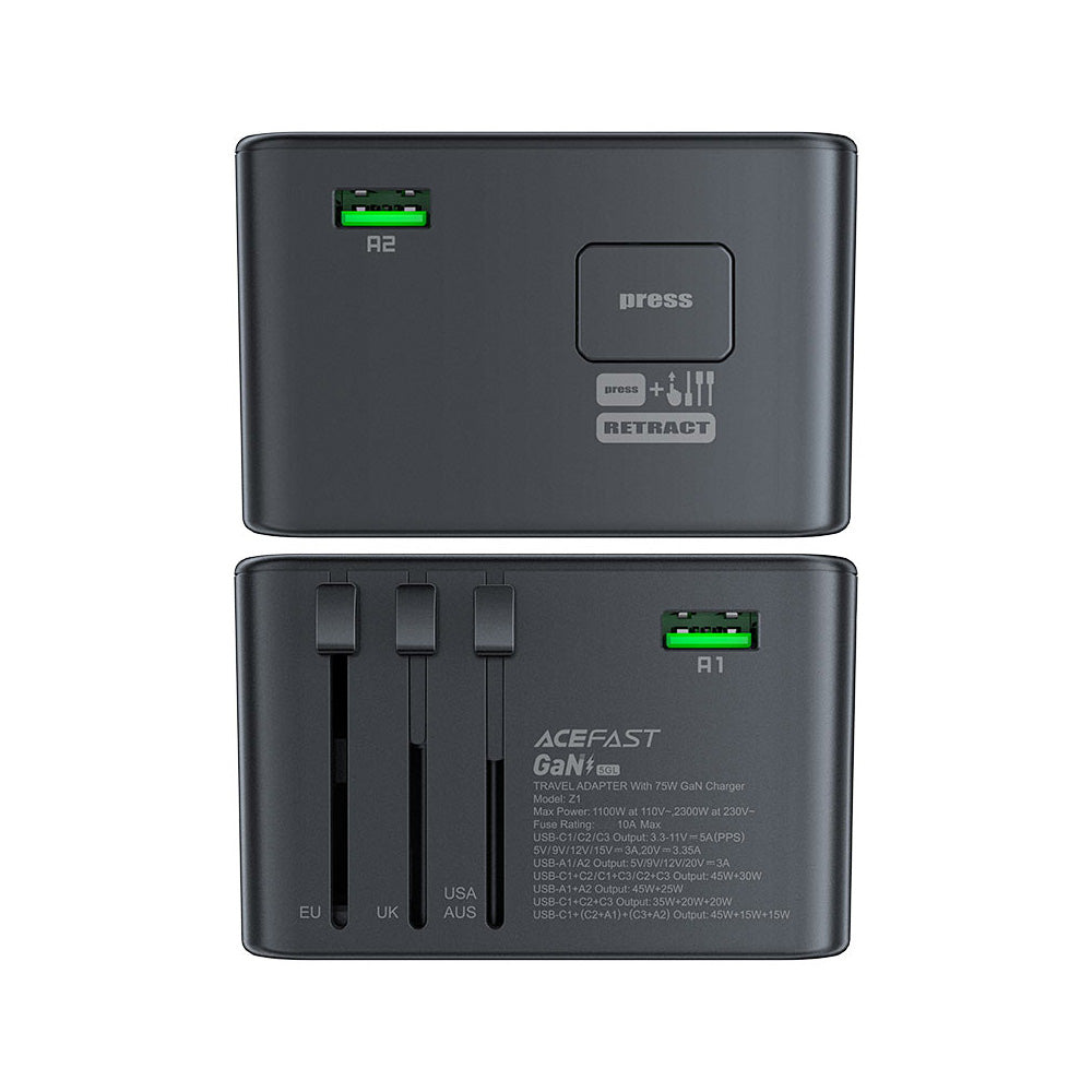 AceFast Charging Adapter Z1 2300W + PD75W GaN