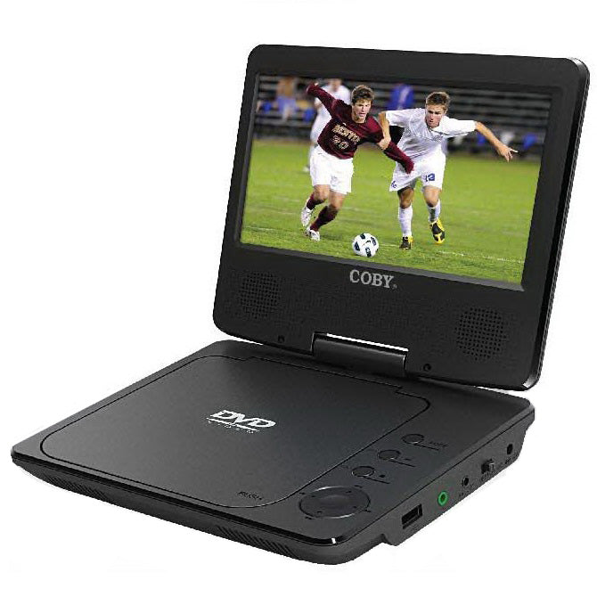Coby, 9" Portable DVD Player Swivel Screen - 9021