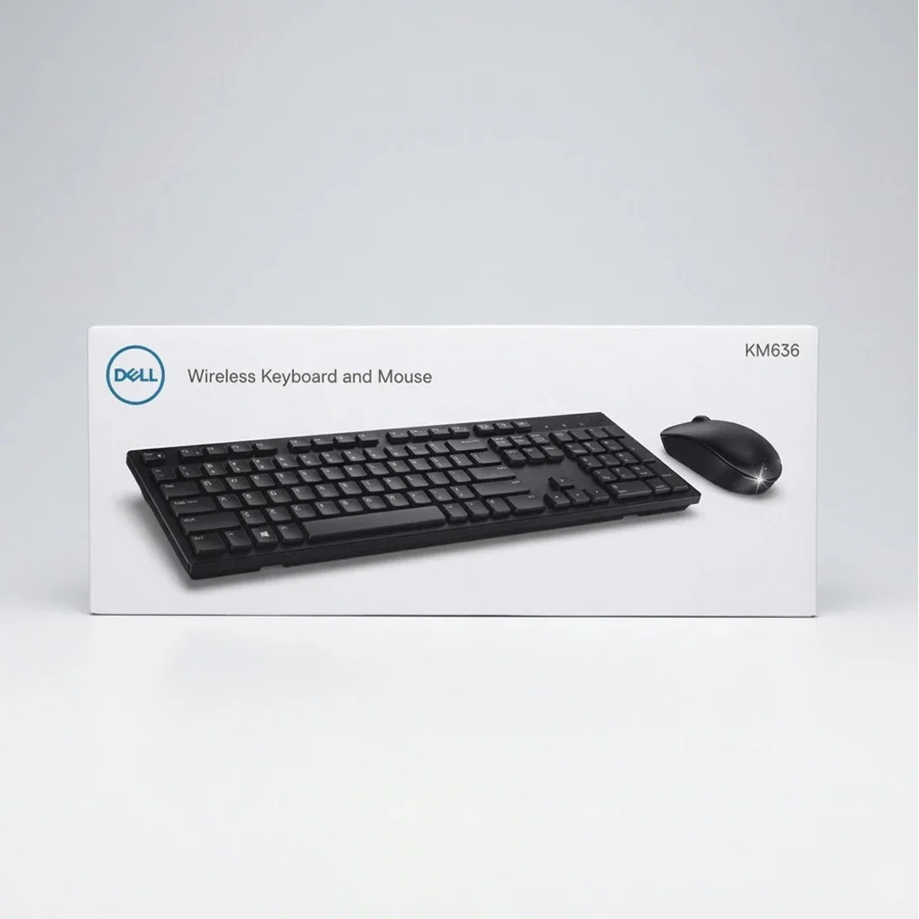 Dell Km 636 Wireless Keyboard And Mouse Clavier Souris Sans Fil