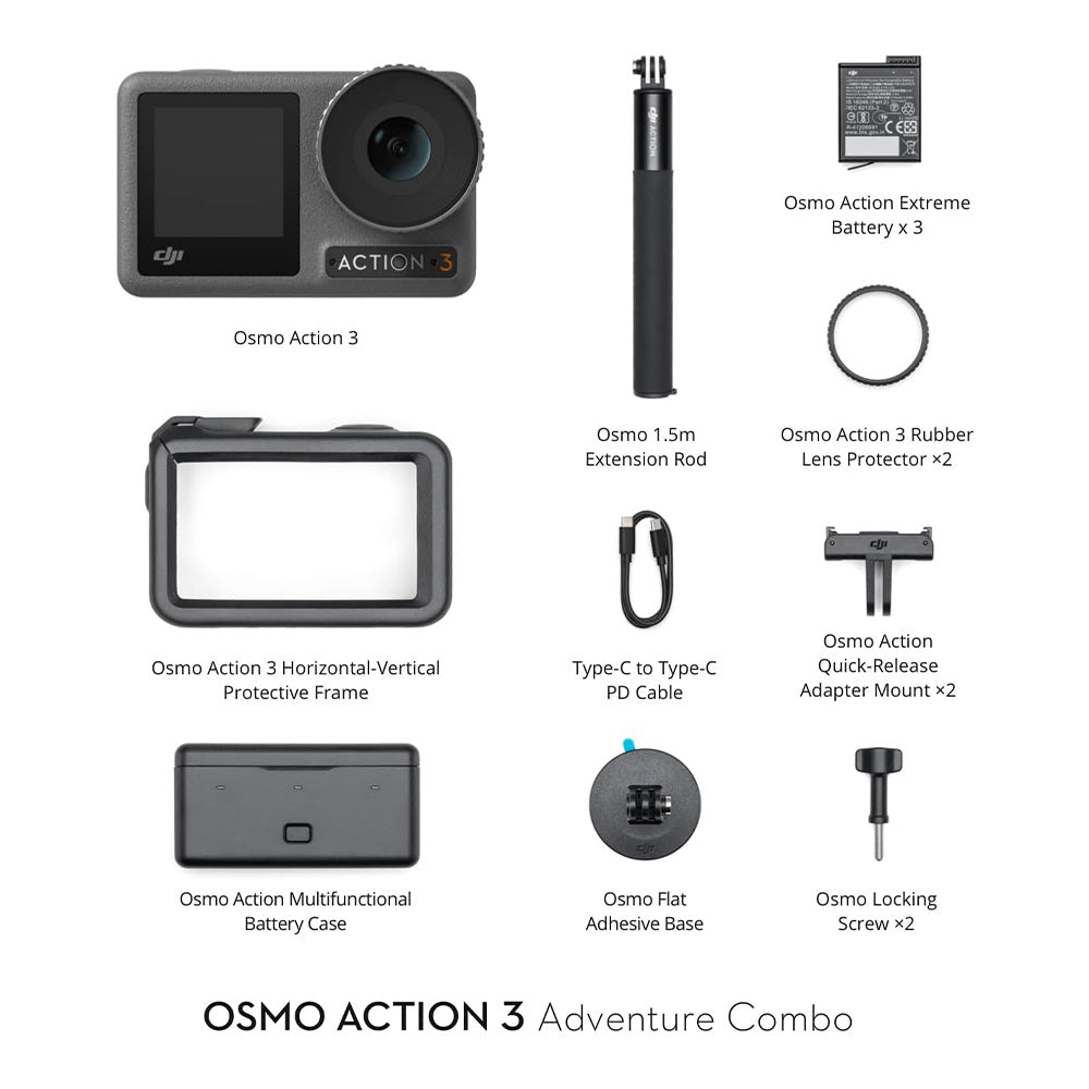DJI Osmo Action 3 Adventure Combo
