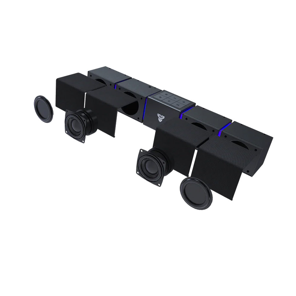 FANTECH BS163 GROOVE BAR PRO (Wired & Bluetooth) RGB Gaming Speaker, 10W + Built-in Microphone