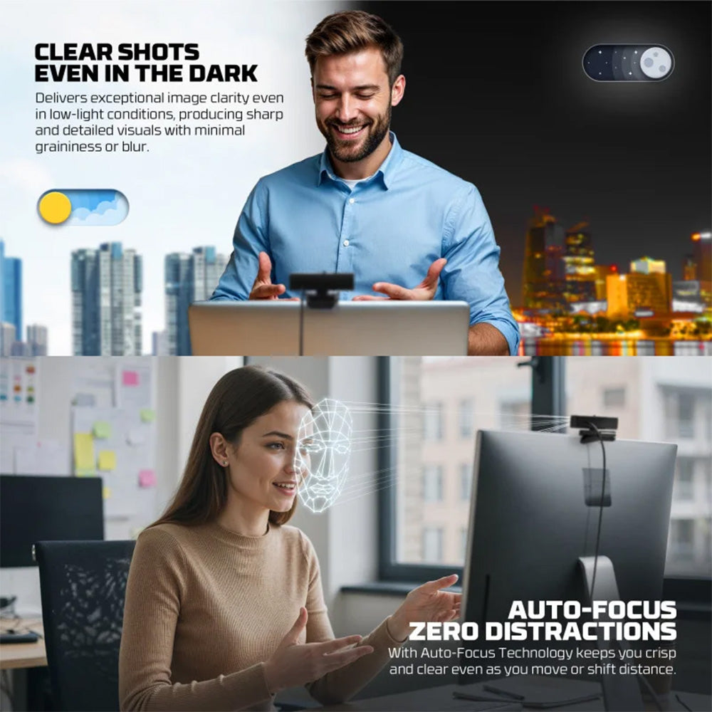 Fantech C50 LUMINOS: Professional 2K Quad-HD Webcam