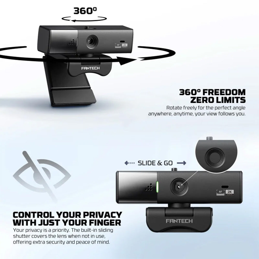 Fantech C50 LUMINOS: Professional 2K Quad-HD Webcam