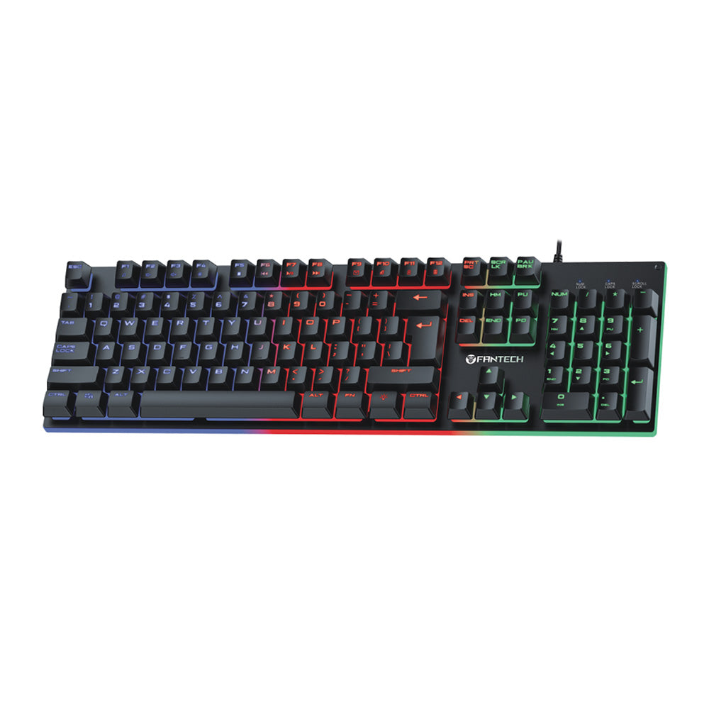 Fantech K614L FIGHTER III, Mechanical Feel, RGB Lighting, Wired Gaming Keyboard