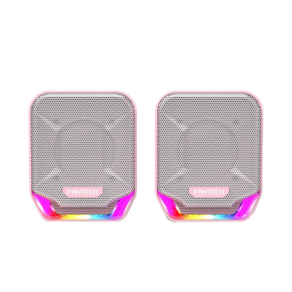 Fantech GS202 SONAR: USB Powered Gaming & Music Speaker with RGB Lighting Pink Sakura Edition