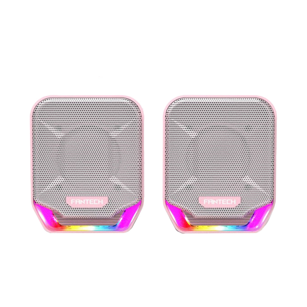 Fantech GS202 SONAR: USB Powered Gaming & Music Speaker with RGB Lighting Pink Sakura Edition