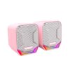 Fantech GS202 SONAR: USB Powered Gaming & Music Speaker with RGB Lighting Pink Sakura Edition