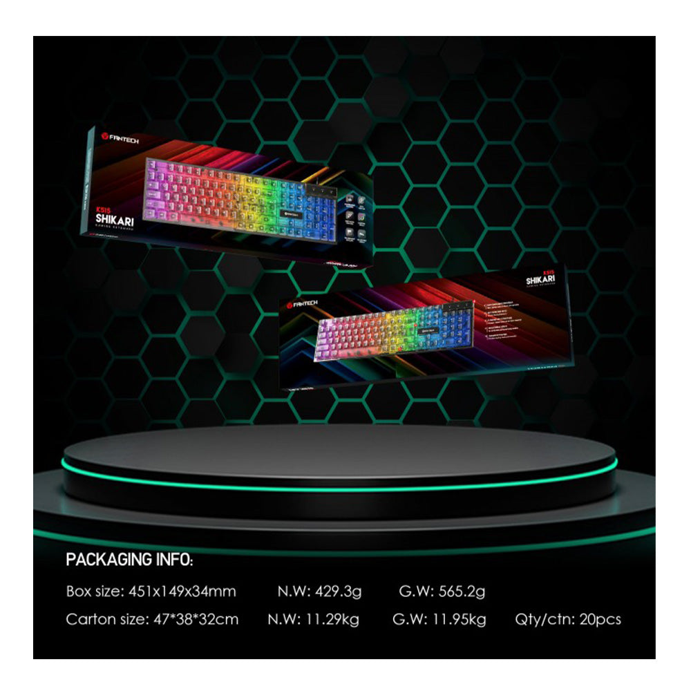 Fantech K515 SHIKARI - RGB Gaming Keyboard