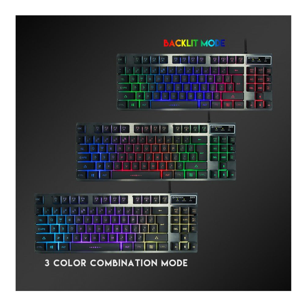 Fantech TKL II K613 FIGHTER RGB Feel Mechanical Gaming Keyboard