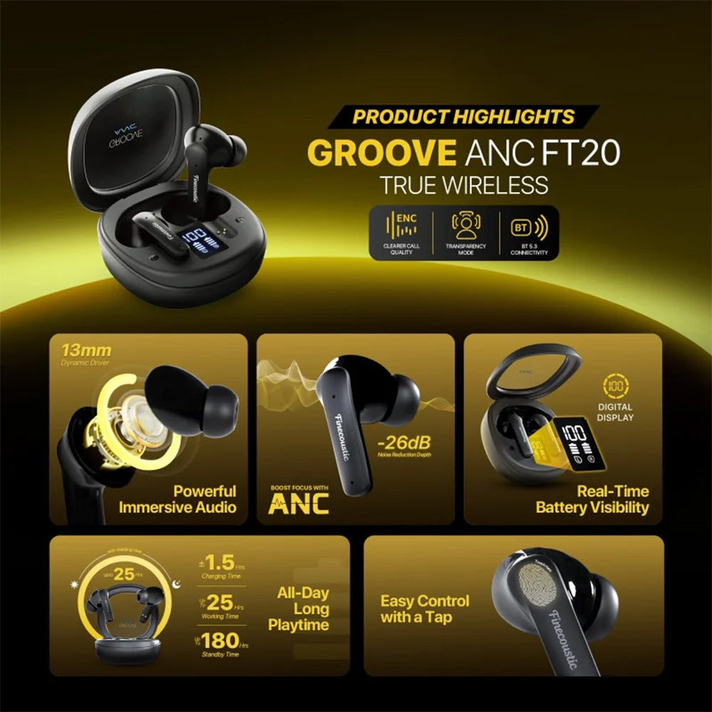 Finecoustic Fantech Groove FT20 Earbuds
