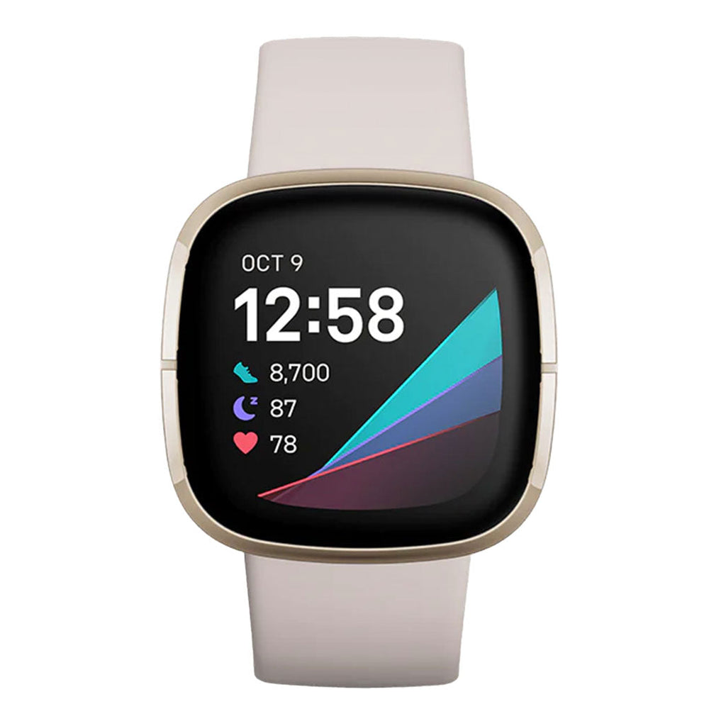 Fitbit Sense Lunar White - Smart Fitness Watch
