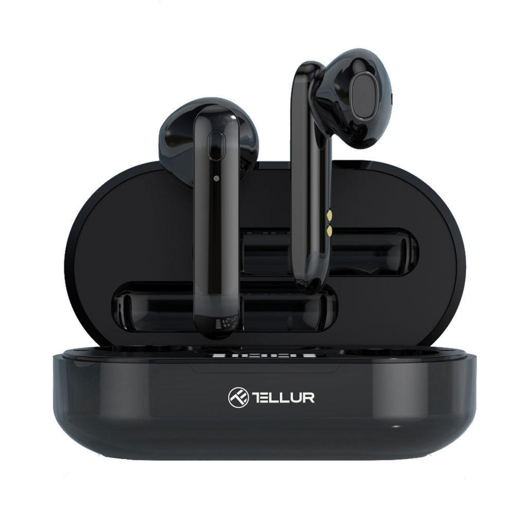 Tellur Flip Black - Bluetooth True Wireless Earphones