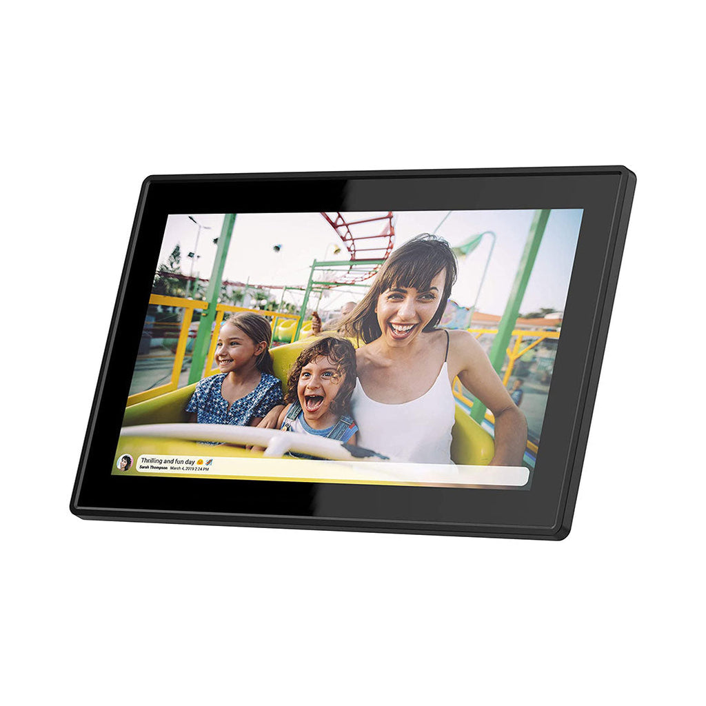Feelcare Frameo 15.6" Digital frame DPF1560 Black 16GB WiFi Send Photos from Anywhere in the World, IPS LCD Panel, Wall Mountable, Portrait & Landscape FULL HD 1920x1080 IPS DISPLAY & TOUCH SCREEN: Wonderful picture display, FRAMHNDP1560BLK