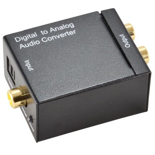 Toslink to L/R Adapter Digital to Analog Converter with Optical Cable for PS3 XBox HD DVD PS4 Home Cinema Systems AV Amps Apple TV - G224